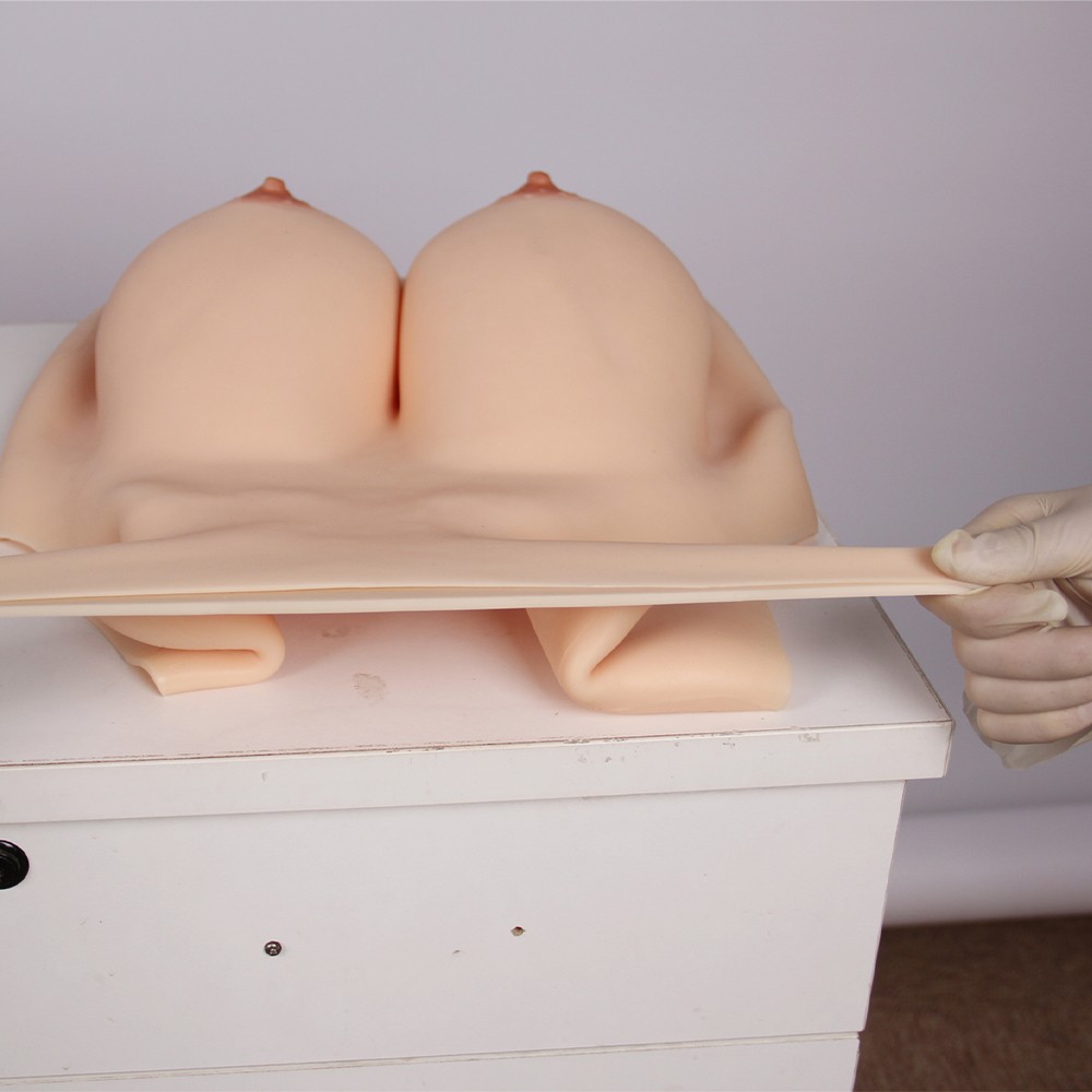 Silicone wearable seios boneca sexual torso silicone torso c cup15