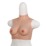 Torso de boneca sexual com seios vestíveis de silicone