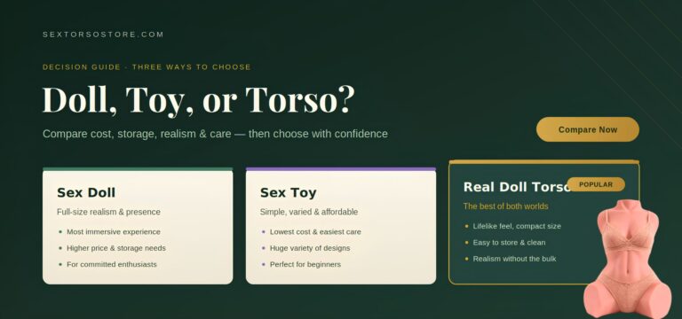 Sexdukke vs sexlegetøj vs ægte dukketorso, hvilken skal du købe